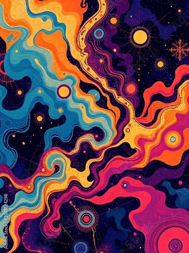 Sky Cloud Pics AI Art and Vibrant Abstract Graphic Resources