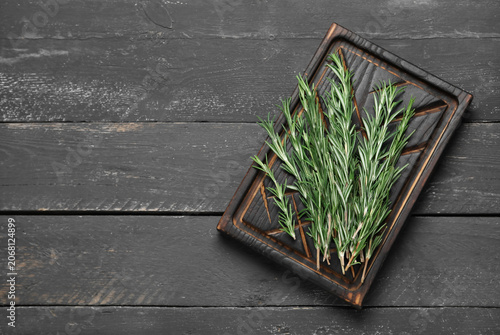 Cutting board with fresh ro...