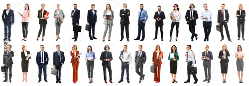 Diverse business profession...