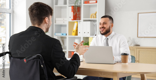 Male human resources manage...
