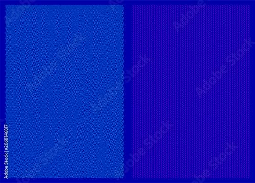 Vibrant purple and magenta neon horizontal wavy zigzag line pattern background with dense parallel ripple stripes on deep violet base