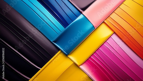 Minimalist Cmyk Color Swatches Print Design Texture Background