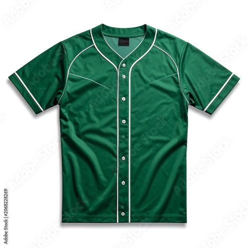 Green sleeveless top with leaf pattern front view.