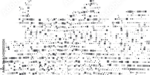 Obraz na plátně Censor pixeled bar pattern