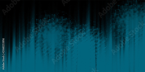 Abstract Red And Black Halftone Background With Vertical Grunge Texture And Dramatic Digital Gradient