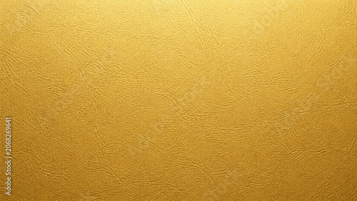 Quadro su tela Golden leather texture close up view of a grainy surface