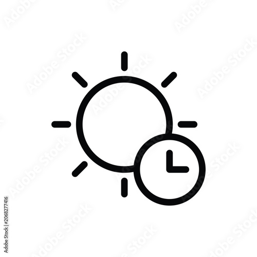 Day Time Outline Icon