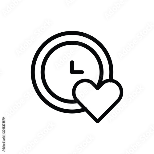 Lifetime Outline Icon