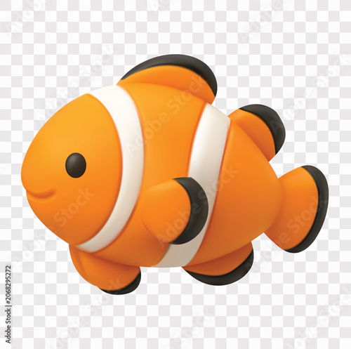 Φωτογραφία Coral Reef  Vector Icon Set | 3D icon set | clownfish