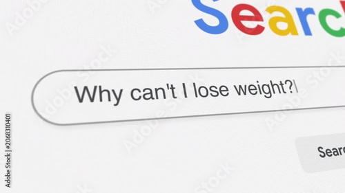 Why can't I lose weight Search Prompt