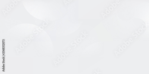Fotografie Abstract white glowing geometric lines on gray background