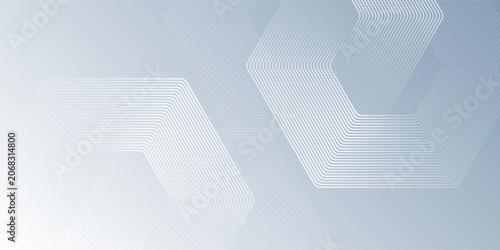White abstract background with dynamic wavy hexagon texture. suitable for wallpaper art
