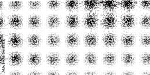 Vector halftone gradient texture. Vanishing polka dot background. Repeating dots gradation art