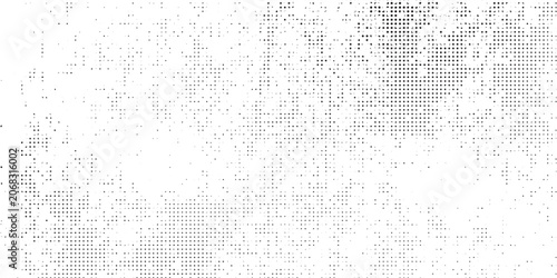 Vector halftone gradient texture. Vanishing polka dot background. Repeating dots gradation art