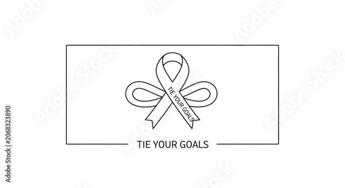 Ribbon with text 