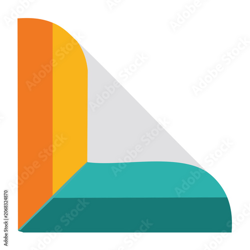 Colorful Abstract Geometric Triangle Illustration