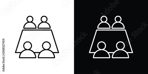 Konstfotografi Committee icon for web or mobile apps. EPS10