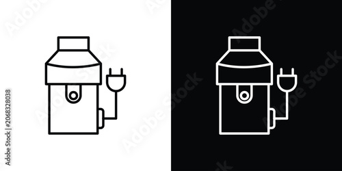 Tableau sur toile Garbage disposal icon for web or mobile apps. EPS10