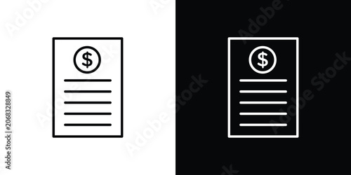 Принти на полотні Price list icon for web or mobile apps. EPS10