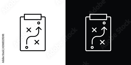 Strategy icon for web or mobile apps. EPS10