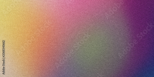 Soft gradient background, with grainy texture, and vibrant color, blend of yellow, pink, and purple