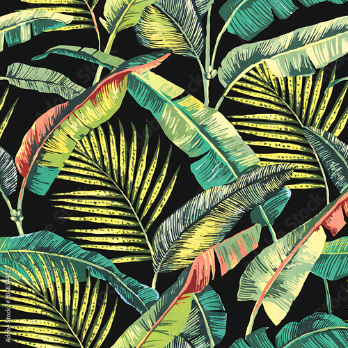green leaves background