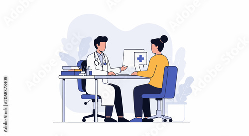 A doctor and patient in a consultation (2)