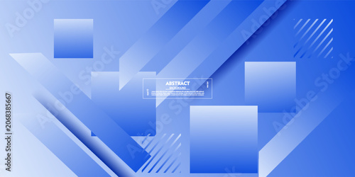 Abstract bright blue arrows forming a background pattern. Simple and trendy banner concept element design. Cool and futuristic background style. Vector EPS10