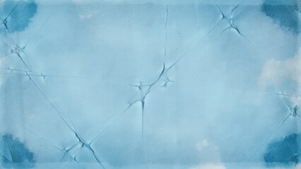 Abstract blue marble background with subtle crack patterns