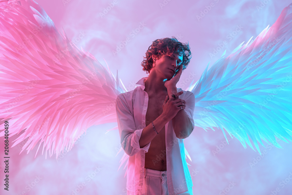 Obraz premium Neon Angel Dream