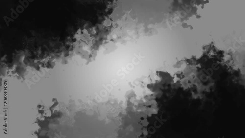 抽象的　水墨画　モーショングラフィックス　バックグラウンド