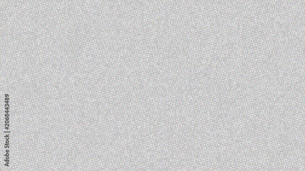 Fototapeta premium Creative digital pointillism texture with fine halftone glitter elements. Subtle multicolored noise overlay graphic on light grey backdrop canvas.