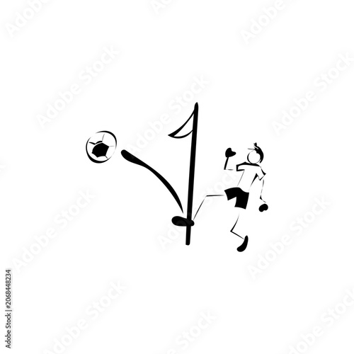Konstfotografi Fußball