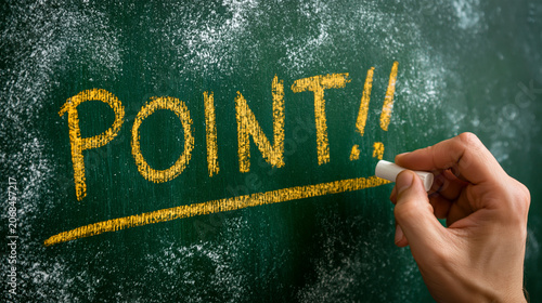 Focus on the Point: A hand ...