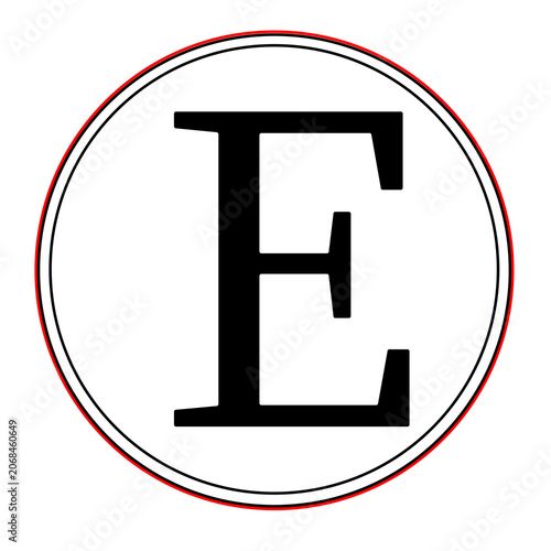 abcd letters pattern design