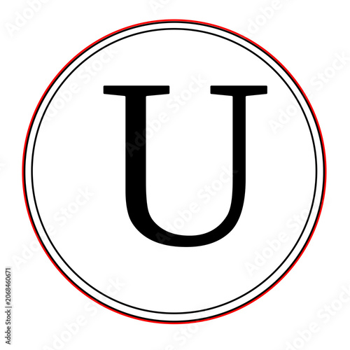 abcd letters pattern design