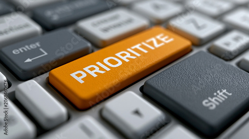 PRIORITIZE Key on Keyboard:...