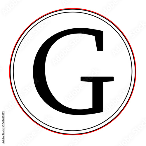 abcd letters pattern design