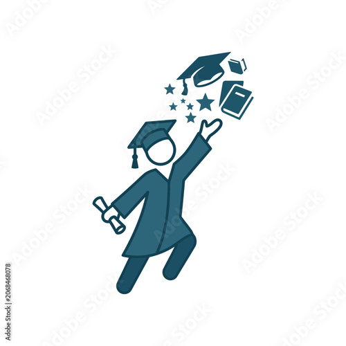 Graduate in Academic Celebration.