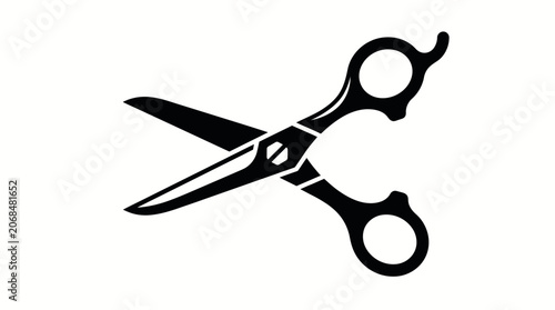 Professional Hair Shears Vector Icon