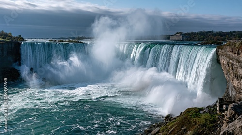 Majestic Niagara Falls – Nature's Powerful Waterfall Display