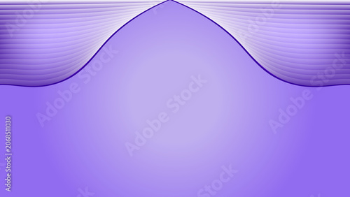 Modern lavender wavy frame background with central copy space design
