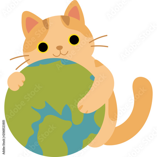 World Cat Day Illustration