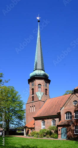 Historical Dionysius Church in Sittensen, Lower Saxony