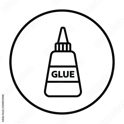 Glue bottle icon