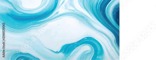 Fluid teal and turquoise watercolor wave painting with elegant curving motion watercolor turquoise abstract painting background artistic illustration creative movement decorative