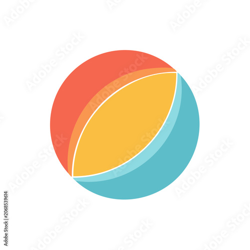 Colorful Abstract Gradient Sphere Vector