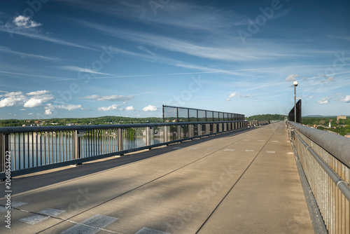 Walkway over the Hudson state park bridge Poughkeepsie New York