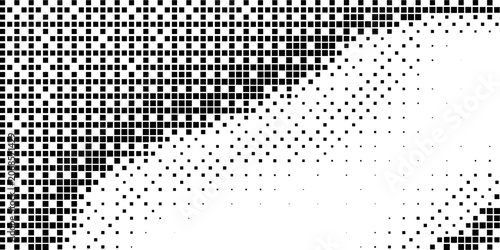 Abstract dotted halftone gradient texture. Vanishing polka dot background. Repeating dots gradation. Vector ilustration eps10