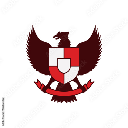 Garuda-inspired emblem